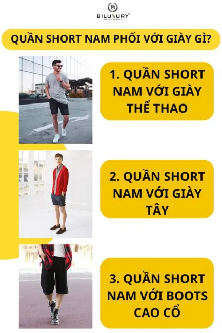 12 Cách phối đồ với quần short nam cho bạn thêm tự tin