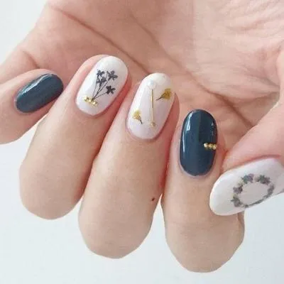 15 mẫu nail hoa khô đẹp và ấn tượng nhất thập kỷ