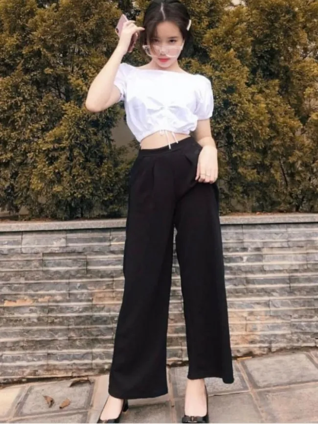 9+ cách phối áo croptop cho nàng cực đẹp, cá tính