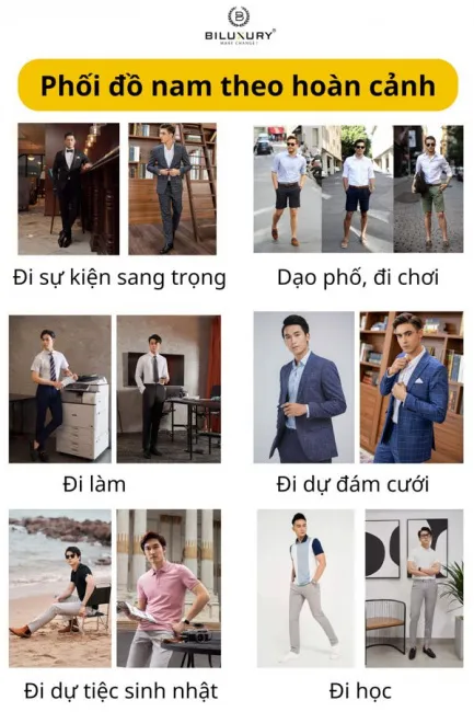 Bí quyết phối đồ nam đẹp theo nhiều phong cách