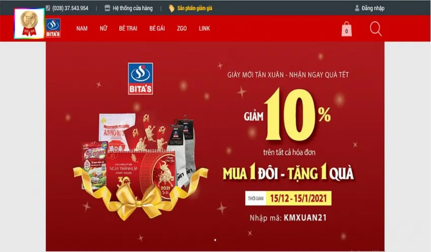 Bita’s – Hệ Thống Cửa Hàng Thời Trang Giày Dép Bita’s Toàn Quốc 2022