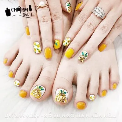 Các mẫu nail đơn giản dễ thương cho cô nàng bánh bèo nữ tính