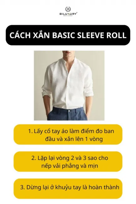 Cách Xắn Tay Áo Sơ Mi Nam Đẹp Đơn Giản Chuẩn Quý Ông