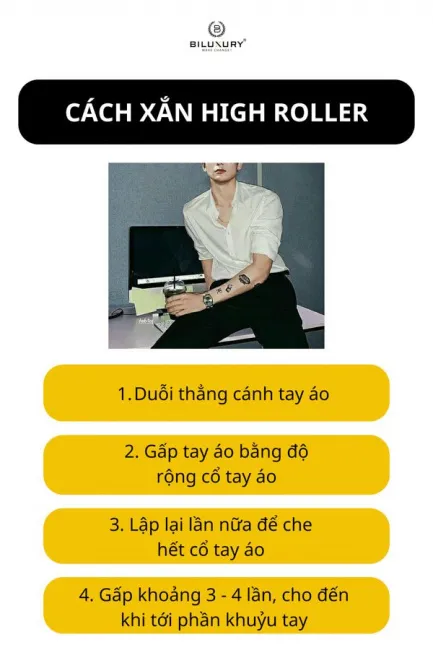 Cách Xắn Tay Áo Sơ Mi Nam Đẹp Đơn Giản Chuẩn Quý Ông