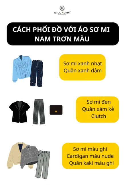 Gợi Ý 10+ Cách Phối Đồ Áo Sơ Mi Nam Lịch Lãm Điển Trai