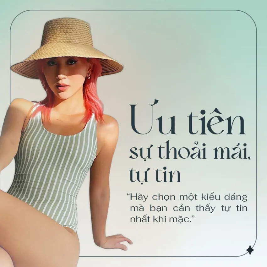 Học theo Quỳnh Anh Shyn cách mặc bikini xinh xẻo và tự tin nhất