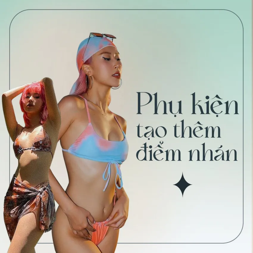 Học theo Quỳnh Anh Shyn cách mặc bikini xinh xẻo và tự tin nhất