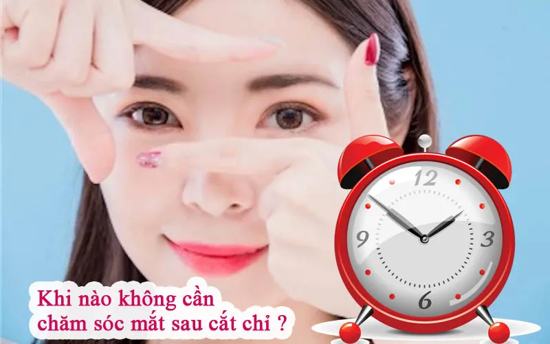 Hướng dẫn cách chăm sóc mí mắt sau khi cắt chỉ đúng cách