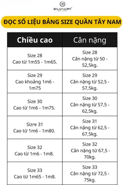 Hướng dẫn cách đo size quần tây nam chuẩn theo dáng người