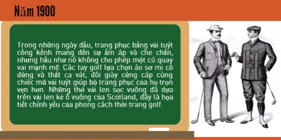 Lịch sử thời trang Golf: Đổi mới và phát triển