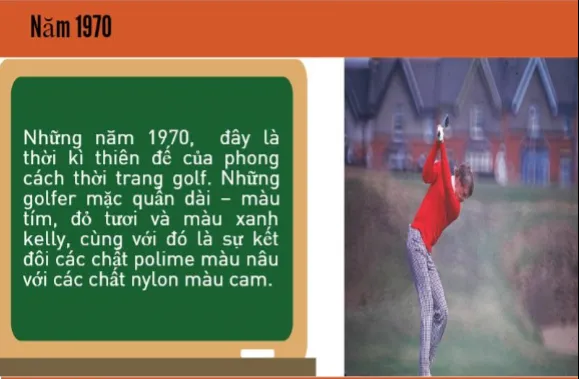 Lịch sử thời trang Golf: Đổi mới và phát triển