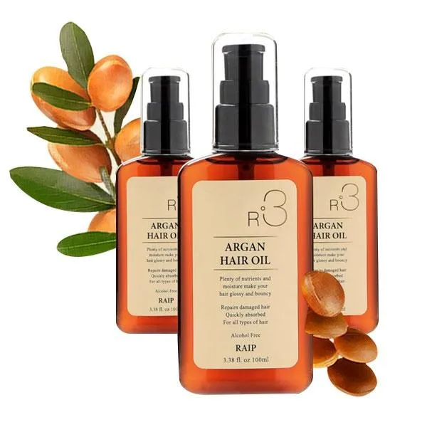 Mái tóc suôn mượt, vào nếp tự nhiên với dầu dưỡng tóc Raip R3 Argan Hair Oil