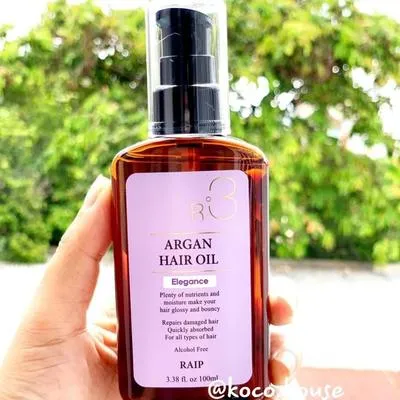 Mái tóc suôn mượt, vào nếp tự nhiên với dầu dưỡng tóc Raip R3 Argan Hair Oil