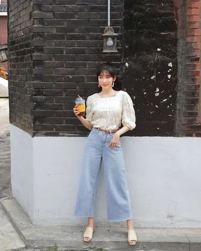 Quần culottes? Học thuộc ngay 1001 cách phối đồ với quần culottes jean cứ diện là xinh!!!