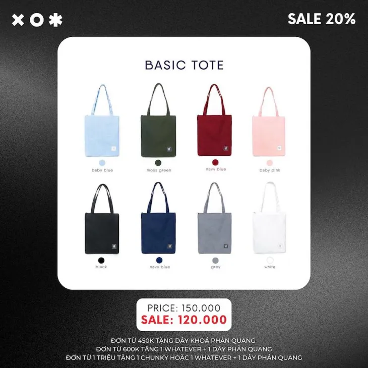 Top 7 Shop bán túi vải tote đẹp nhất TP. HCM