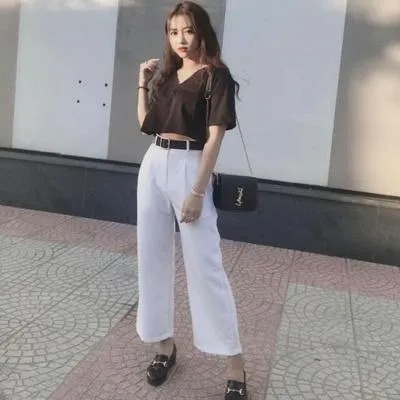 Tuyệt chiêu phối đồ với quần culottes trắng chắc chắn phải biết